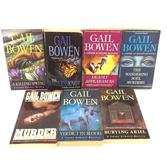 Lot of 7 Paperback Books by Mystery Author Gail Bowen Joanne Kilbourn Mysteries - Picture 1 of 5